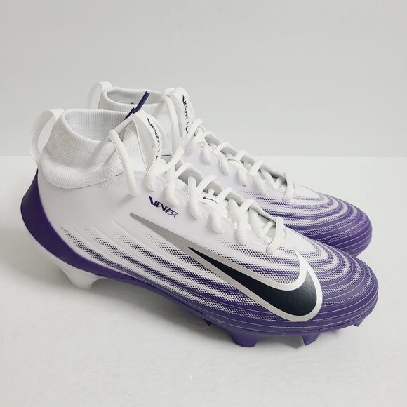 NEW Nike Air Zoom Vapor Pro 1 TB Football Cleats HM8850-101 Size 8.5 White main image 5
